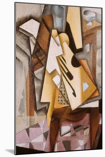 Guitar on a Chair-Juan Gris-Mounted Giclee Print