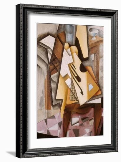 Guitar on a Chair-Juan Gris-Framed Giclee Print