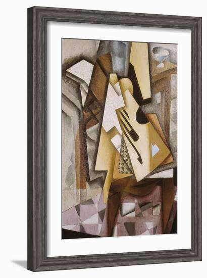 Guitar on a Chair-Juan Gris-Framed Art Print