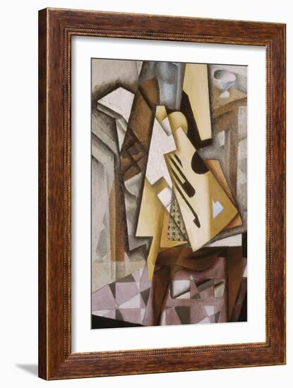 Guitar on a Chair-Juan Gris-Framed Art Print