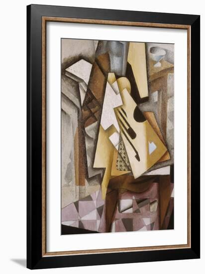 Guitar on a Chair-Juan Gris-Framed Art Print