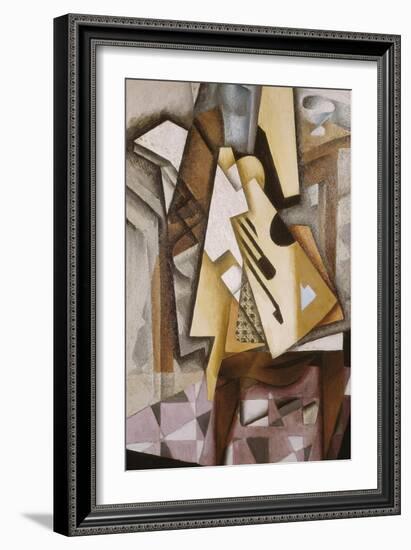 Guitar on a Chair-Juan Gris-Framed Art Print