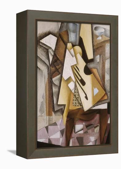 Guitar on a Chair-Juan Gris-Framed Stretched Canvas