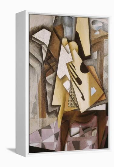 Guitar on a Chair-Juan Gris-Framed Stretched Canvas