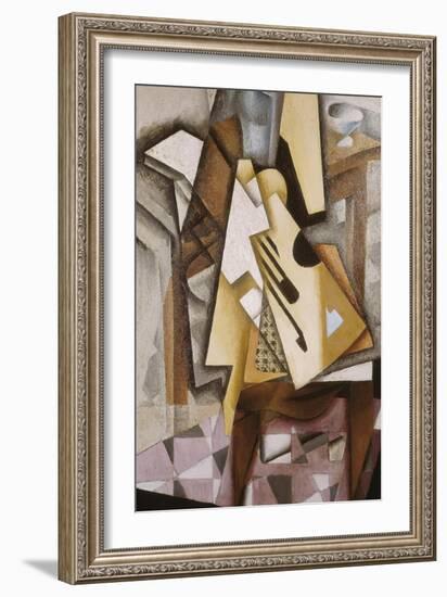 Guitar on a Chair-Juan Gris-Framed Premium Giclee Print