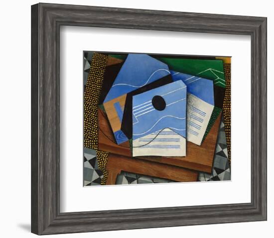 Guitar on a Table, 1915-Juan Gris-Framed Art Print