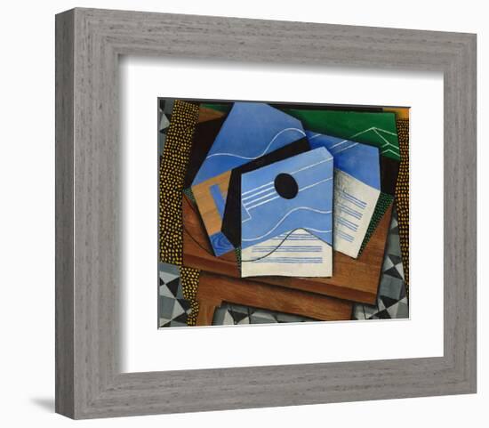 Guitar on a Table, 1915-Juan Gris-Framed Art Print