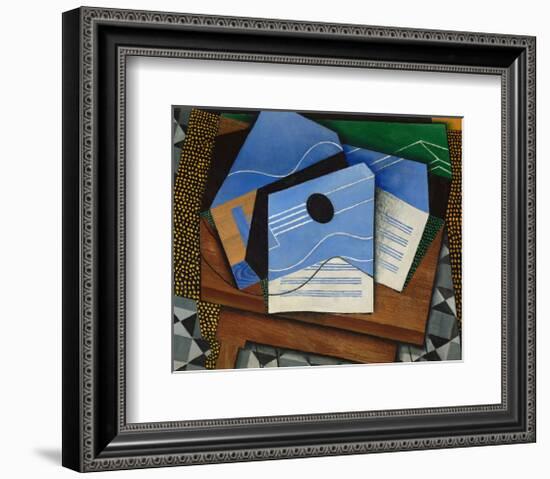 Guitar on a Table, 1915-Juan Gris-Framed Art Print