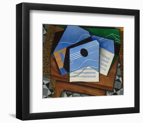 Guitar on a Table, 1915-Juan Gris-Framed Art Print