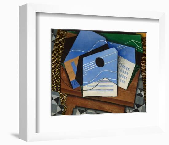 Guitar on a Table, 1915-Juan Gris-Framed Art Print