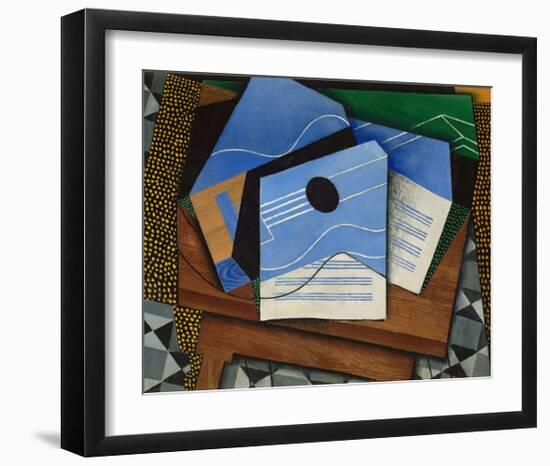 Guitar on a Table, 1915-Juan Gris-Framed Art Print