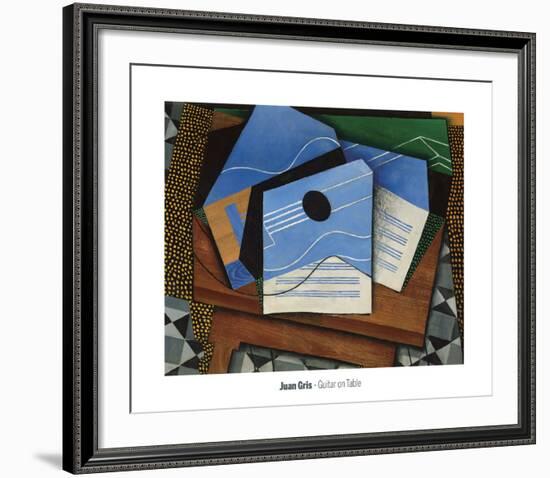 Guitar on a Table, 1915-Juan Gris-Framed Art Print