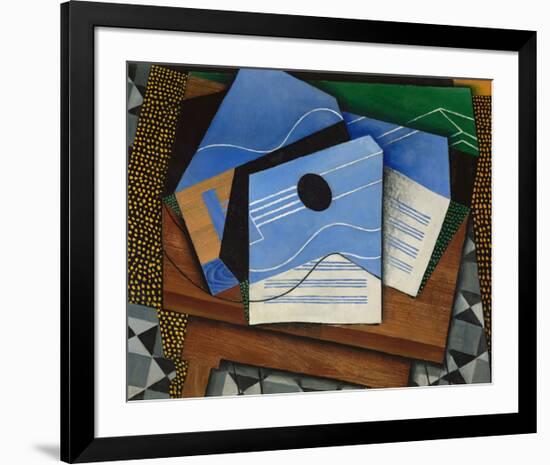 Guitar on a Table, 1915-Juan Gris-Framed Giclee Print