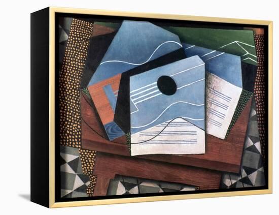 Guitar on a Table, 1915-Juan Gris-Framed Premier Image Canvas