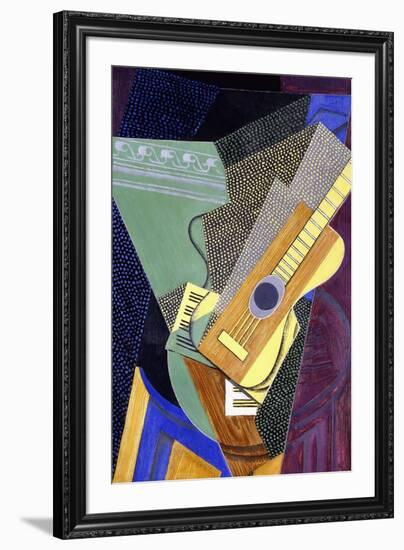 Guitar on a Table; Guitare Sur Une Table, 1916-Juan Gris-Framed Giclee Print