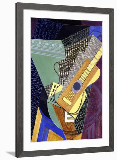 Guitar on a Table; Guitare Sur Une Table, 1916-Juan Gris-Framed Giclee Print