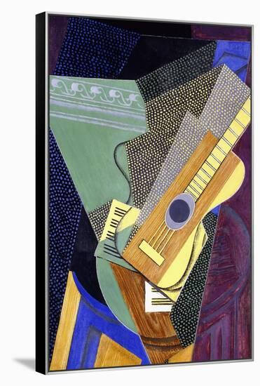 Guitar on a Table; Guitare Sur Une Table, 1916-Juan Gris-Framed Premier Image Canvas