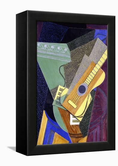 Guitar on a Table; Guitare Sur Une Table, 1916-Juan Gris-Framed Premier Image Canvas