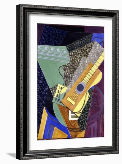 Guitar on a Table; Guitare Sur Une Table, 1916-Juan Gris-Framed Giclee Print