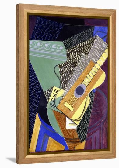 Guitar on a Table; Guitare Sur Une Table, 1916-Juan Gris-Framed Premier Image Canvas