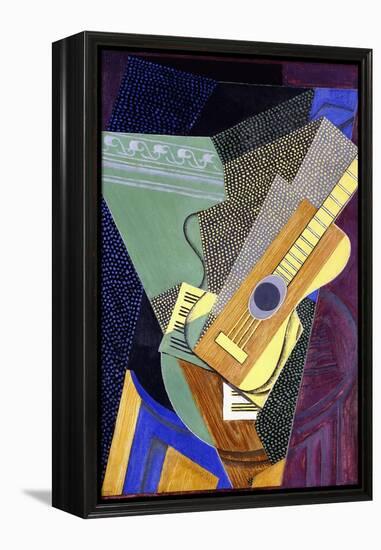 Guitar on a Table; Guitare Sur Une Table, 1916-Juan Gris-Framed Premier Image Canvas