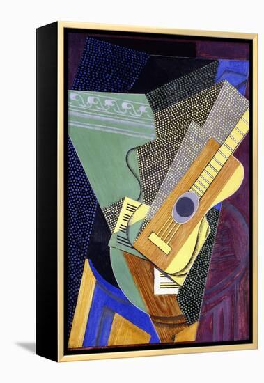 Guitar on a Table; Guitare Sur Une Table, 1916-Juan Gris-Framed Premier Image Canvas