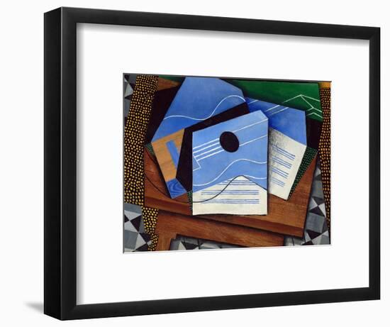 Guitar on a Table-Juan Gris-Framed Giclee Print