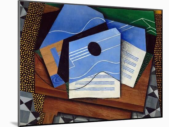 Guitar on a Table-Juan Gris-Mounted Giclee Print