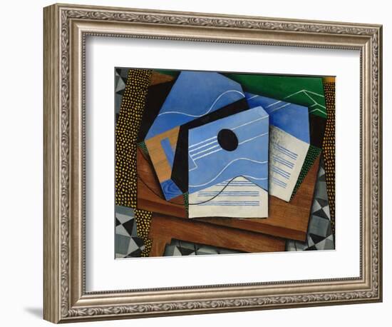 Guitar on a Table-Juan Gris-Framed Giclee Print