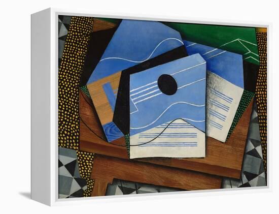 Guitar on a Table-Juan Gris-Framed Premier Image Canvas