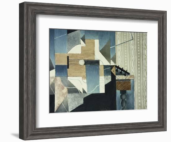 Guitar on Table; La Guitare Sur La Table, 1913-Juan Gris-Framed Giclee Print