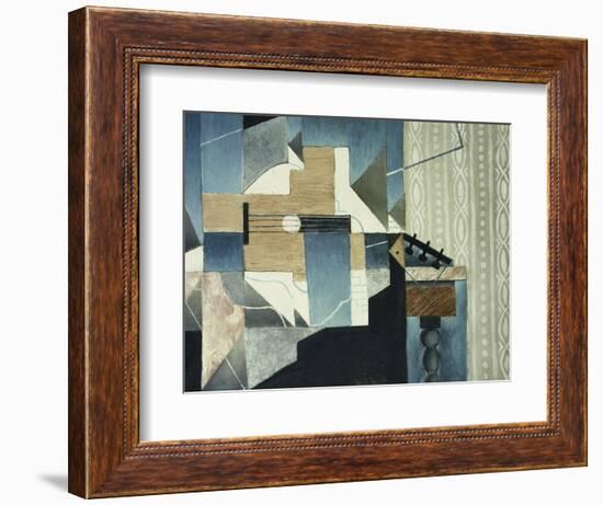 Guitar on Table; La Guitare Sur La Table, 1913-Juan Gris-Framed Giclee Print