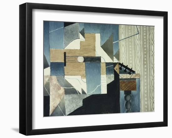 Guitar on Table; La Guitare Sur La Table, 1913-Juan Gris-Framed Giclee Print