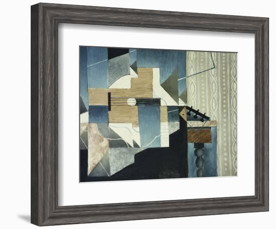 Guitar on Table-Juan Gris-Framed Giclee Print