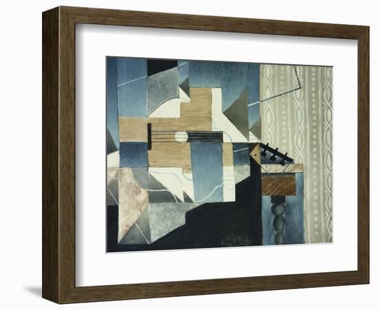 Guitar on Table-Juan Gris-Framed Giclee Print