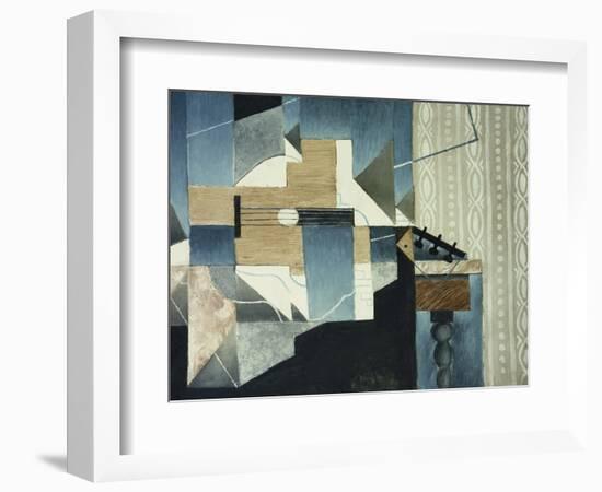 Guitar on Table-Juan Gris-Framed Giclee Print