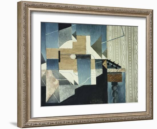 Guitar on Table-Juan Gris-Framed Giclee Print