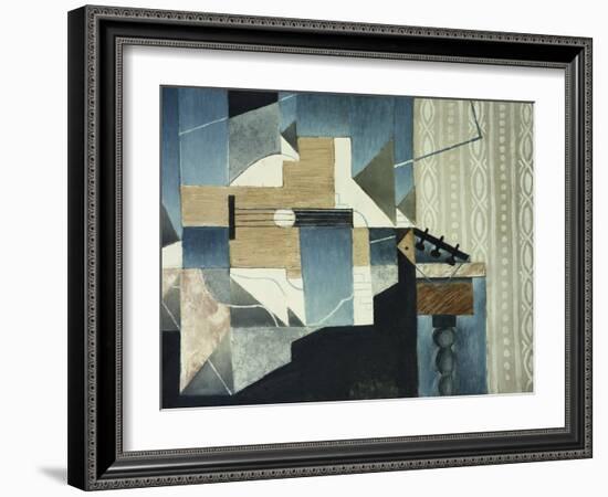 Guitar on Table-Juan Gris-Framed Giclee Print