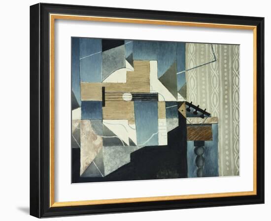 Guitar on Table-Juan Gris-Framed Giclee Print