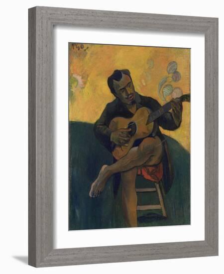 Guitar Player, 1894-Paul Gauguin-Framed Giclee Print