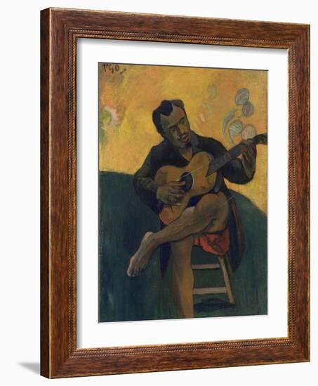 Guitar Player, 1894-Paul Gauguin-Framed Giclee Print