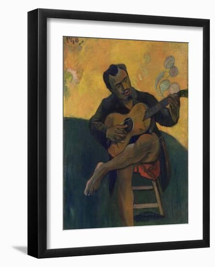 Guitar Player, 1894-Paul Gauguin-Framed Giclee Print