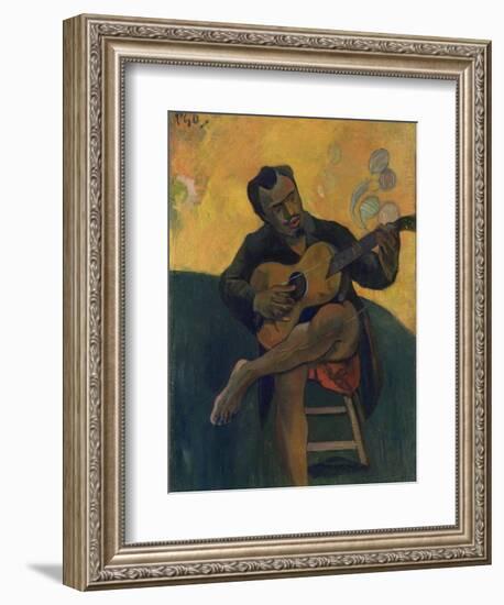 Guitar Player, 1894-Paul Gauguin-Framed Giclee Print