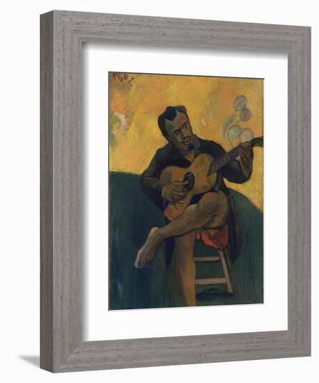 Guitar Player, 1894-Paul Gauguin-Framed Giclee Print