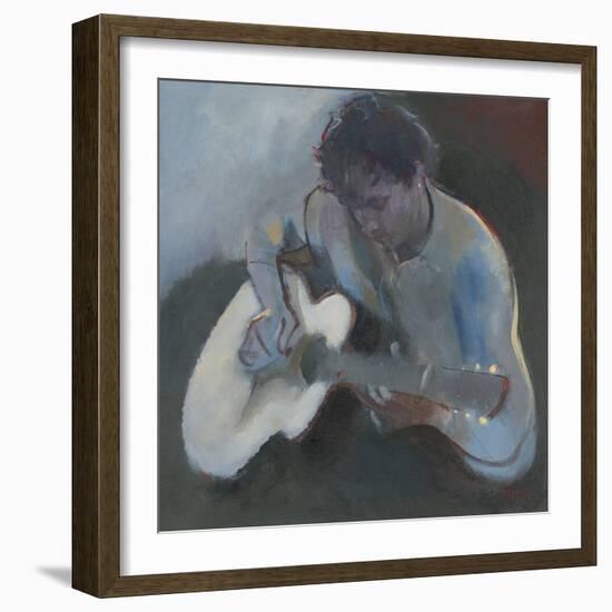 Guitar Player-Neil Helyard-Framed Giclee Print