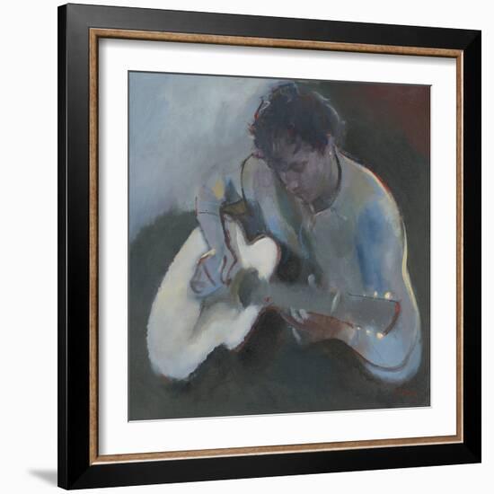 Guitar Player-Neil Helyard-Framed Giclee Print