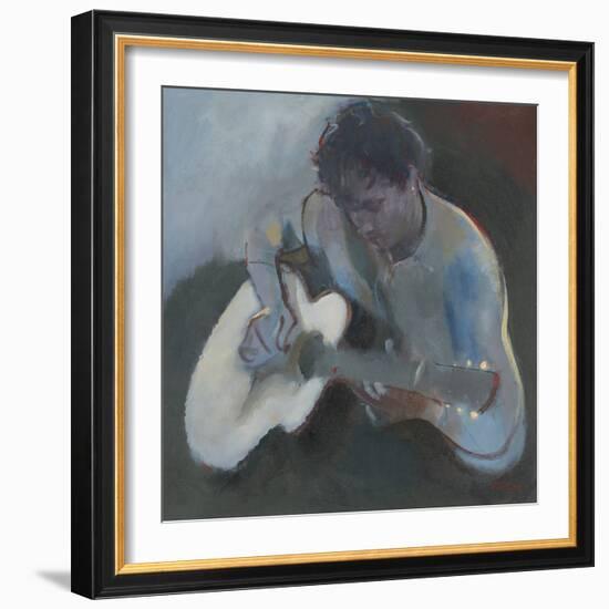 Guitar Player-Neil Helyard-Framed Giclee Print