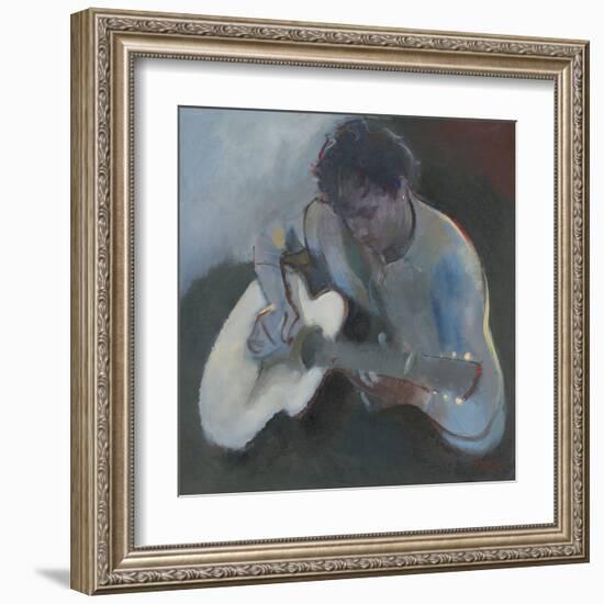 Guitar Player-Neil Helyard-Framed Giclee Print