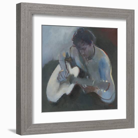 Guitar Player-Neil Helyard-Framed Giclee Print