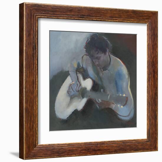 Guitar Player-Neil Helyard-Framed Giclee Print